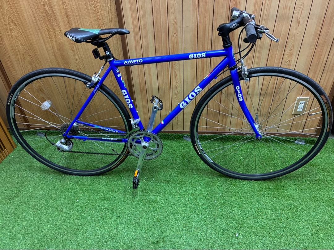 GIOS AMPIO クロスバイク 700×25C 16段変速ジオスブルー自転車