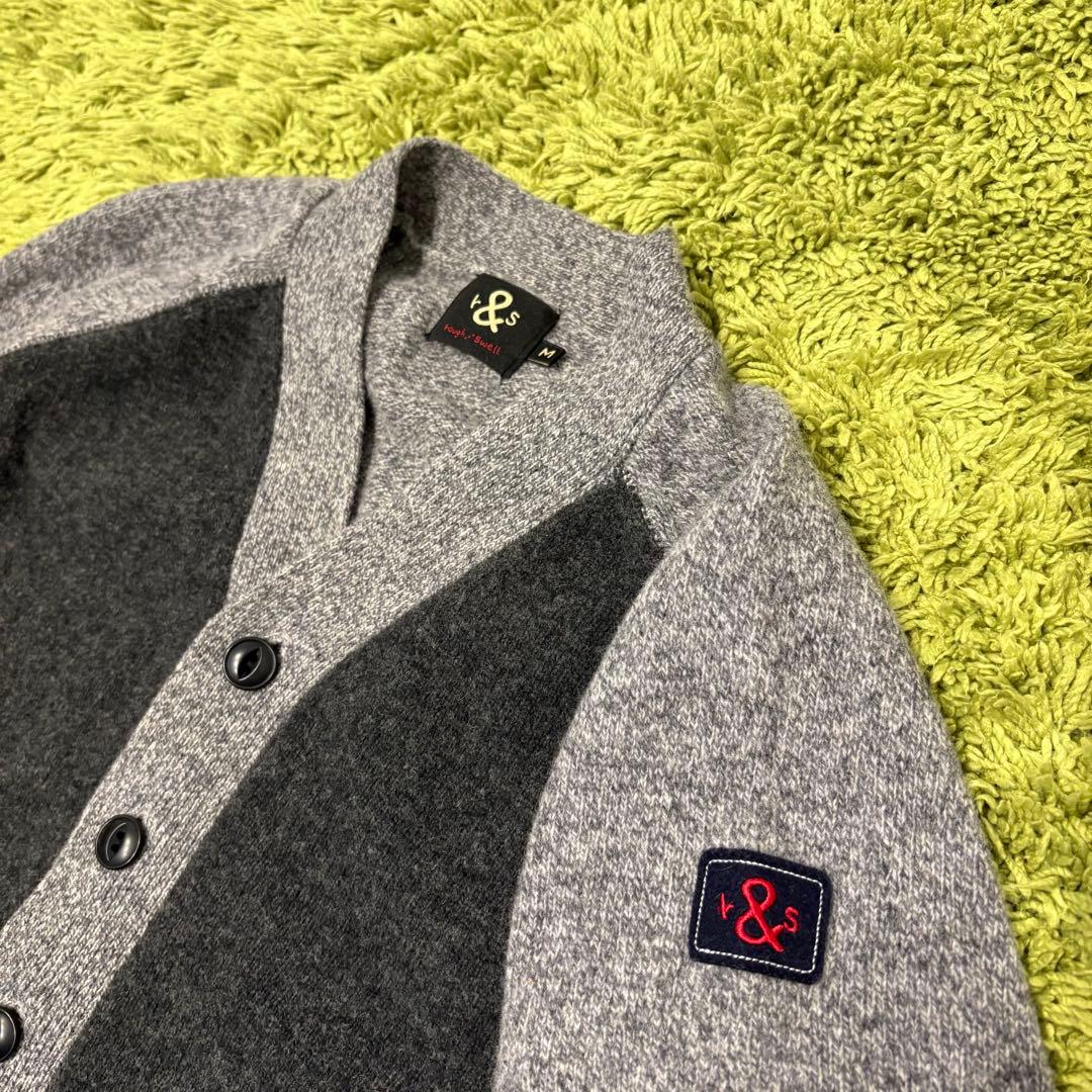 ROUGH&SWELL ラフアンドスウェル ニットカーディガン グレー Mサイズ