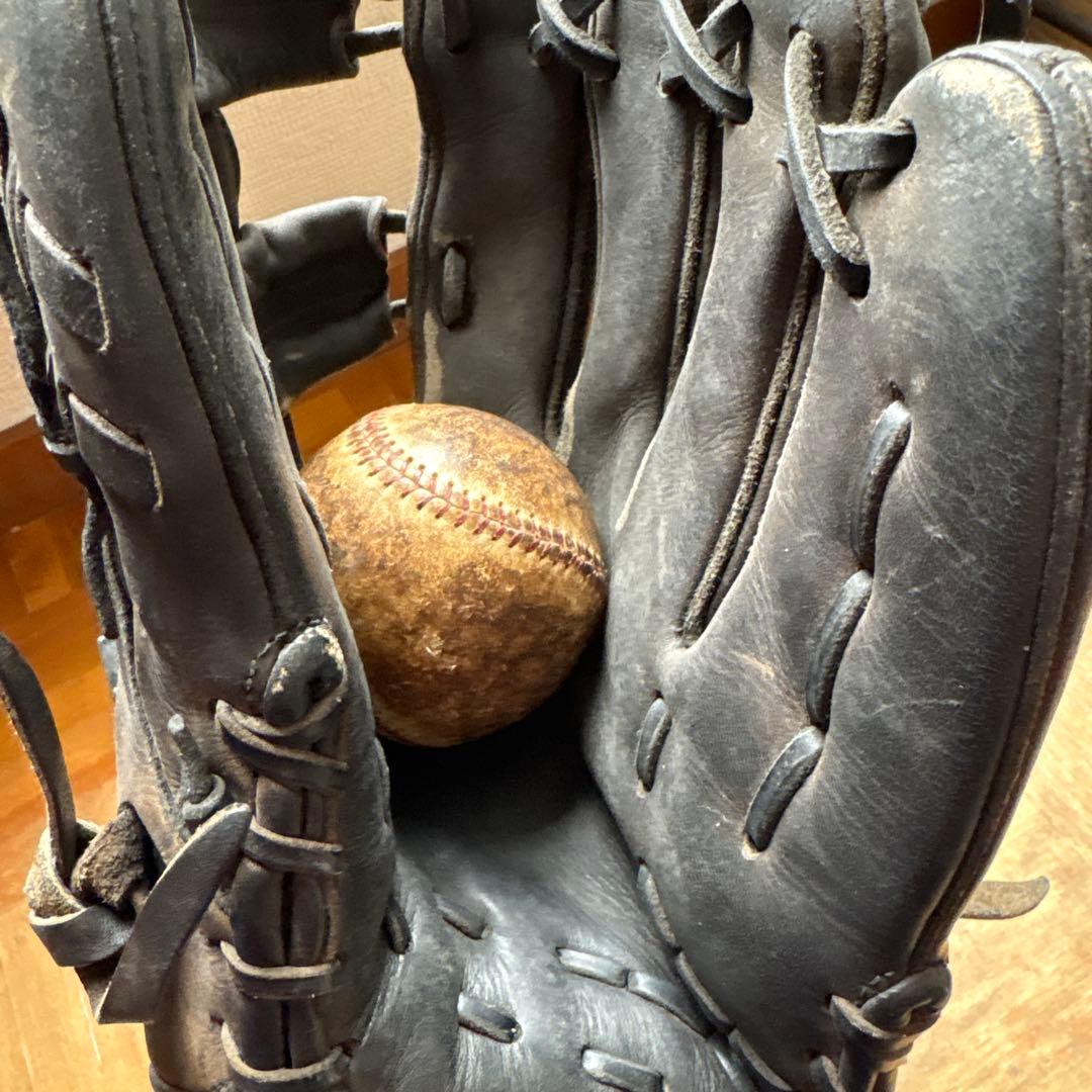 高校野球夏の県大会ベスト4主にサードと投手で使用！ミズノ硬式グローブ！