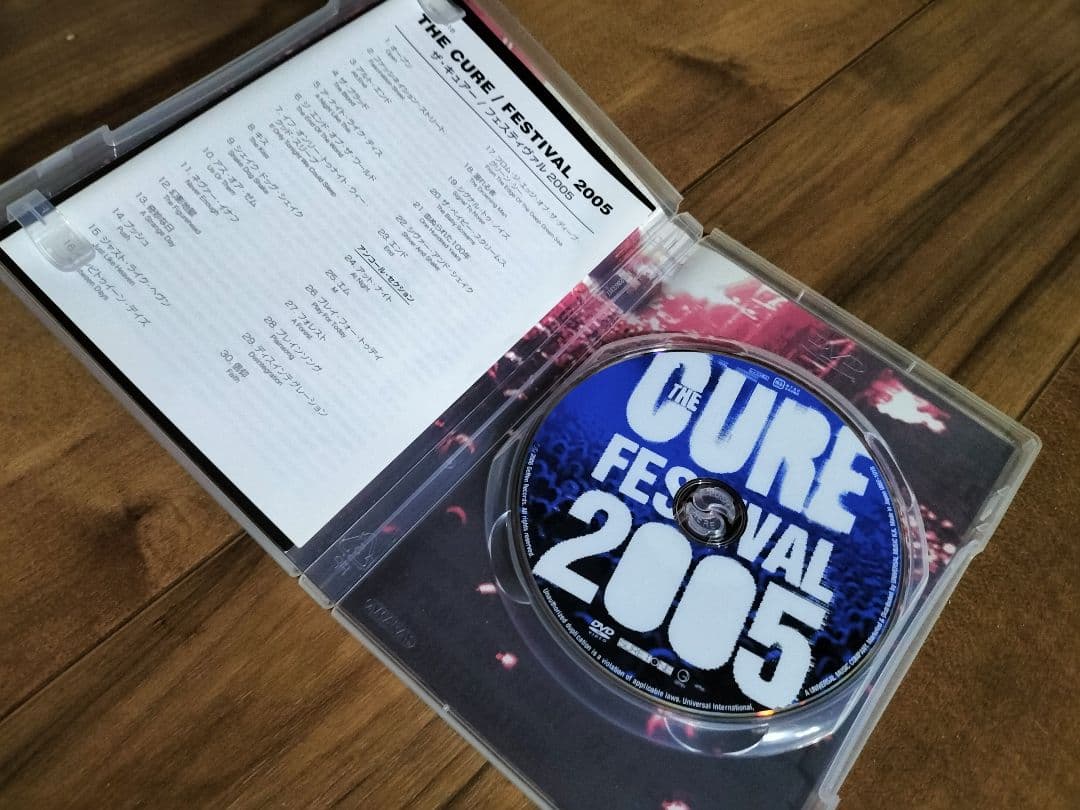 ザ・キュアー/フェスティヴァル 2005　国内盤　セルDVD 　帯有り　廃盤