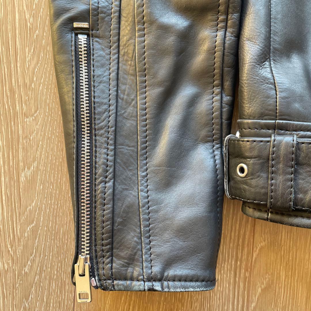 ディーゼル DIESEL ブラック レザージャケット