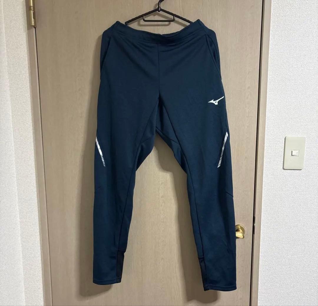MIZUNO ジャージ上下 ランニングウエア 男女兼用S ネイビー/ライム