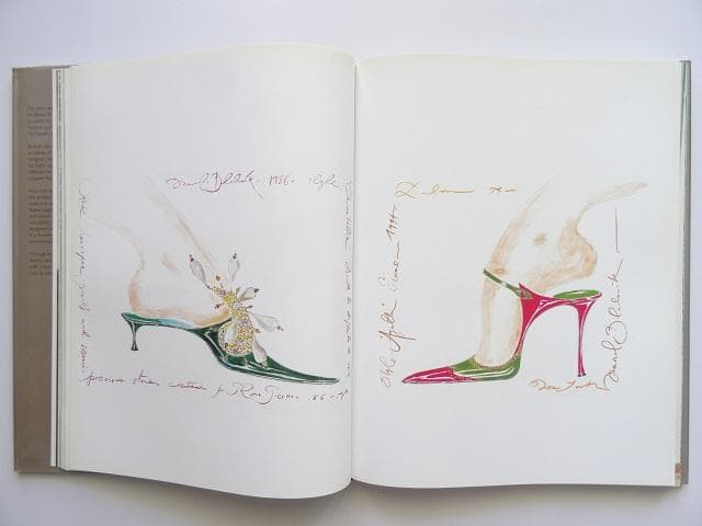 洋書◆マノロブラニク 靴の写真集 本 ファッション ヒール ブーツ サンダル