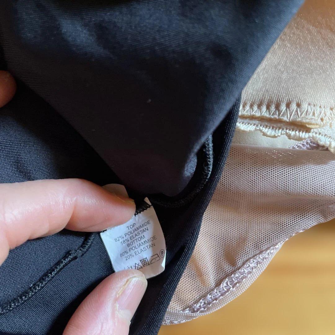 Dellalo MILANO　デラロミラノレオタード　L　ピンク ブラック